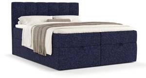 Boxspringbett Shay Marineblau - Breite: 200 cm