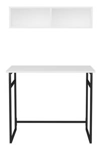 Schreibtisch Hussum Schwarz - Weiß