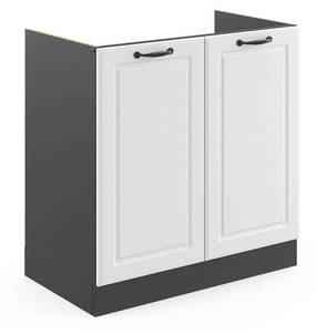 Meuble bas sous-évier R-Line 36577 Anthracite - Blanc