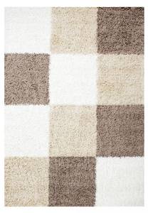 Tapis shaggy CARRÉ A 200x290 beige Beige - 200 x 290 cm