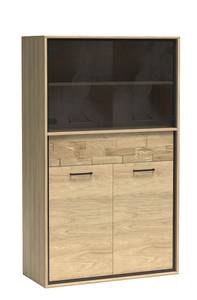 Vitrine MEDIOLANE Braun - Holzwerkstoff - 93 x 157 x 41 cm