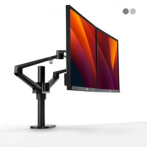 Alberenz Doppelter Monitorarm Schwarz