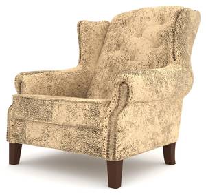 Chesterfield Ohrensessel Valencia Beige