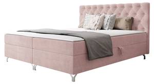 Boxspringbett Chester Rosé - Breite: 206 cm