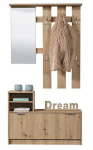 Garderobe PENINA Beige - Holzwerkstoff - 28 x 189 x 99 cm