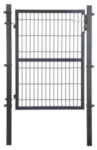 Gartentor Park Grau - Metall - 87 x 2 x 150 cm