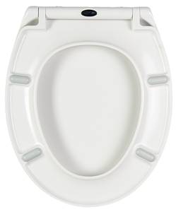 WC-Sitz mit Absenkautomatik Hygiene Weiß - Kunststoff - 38 x 6 x 47 cm