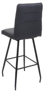 Tabouret de bar H72 pivotant Gris