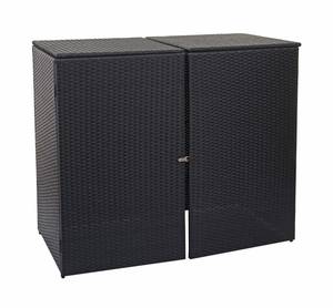 Enveloppement  poubelles E25 2x120l Noir