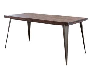 Table KELIO bois/métal 80 x 120 cm