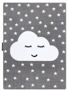 Tapis Petit Cloud Nuage Étoiles Gris 140 x 190 cm