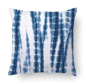 Kissen mit Digitaldruck Blau - Textil - 40 x 5 x 40 cm