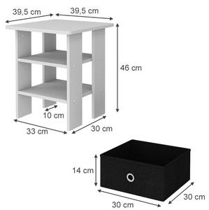 Nachttisch Birma 47227 Weiß