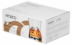 Krosno X-Line Verres à whisky Verre - 9 x 11 x 9 cm