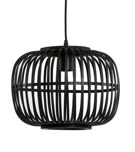 Suspension Sassa Noir - Bambou - 34 x 24 x 34 cm