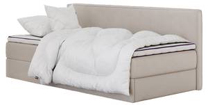 Boxspringbett MITTO CONTI SOLO Creme - Breite: 90 cm - H4