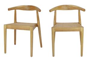 Lot de 2 chaises Bunga Marron