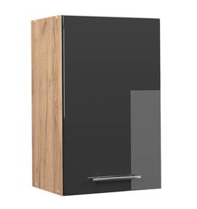 Hängeschrank Fame-Line 38374 Hochglanz Anthrazit - Sonoma Eiche Trüffel Dekor - 45 x 72 cm