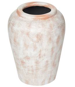 Vase décoratif MIRI Beige - Blanc - Céramique - 30 x 42 x 30 cm