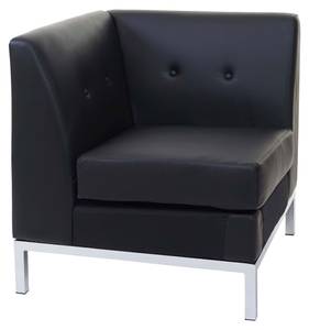 Sessel C19 Erweiterbar Schwarz - Kunstleder - 72 x 82 x 72 cm