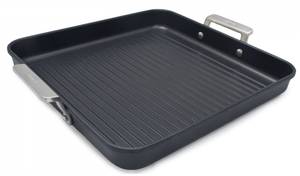 Grillpfanne Aire Induction Schwarz - Metall - 28 x 4 x 28 cm