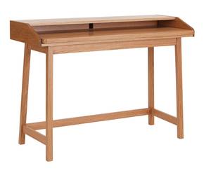 Bureau design compact bois clair Marron