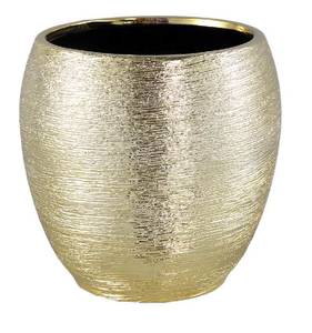 Blumentopf Freja Gold - Keramik - 17 x 17 x 17 cm