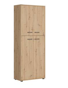 Highboard Space Office Braun - Holzwerkstoff - 80 x 203 x 37 cm