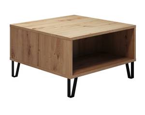 Table basse GAMMA Beige - Bois massif - 60 x 37 x 60 cm