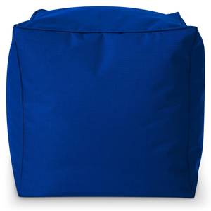 Sitzsack-Hocker Pouf "Cube" 40x40x40cm Blau