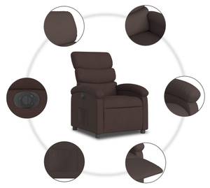 Fauteuil inclinable électrique 3032262-4 Marron foncé