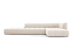 modulares Ecksofa SERENA 5 Sitzplätze Hochglanz Beige