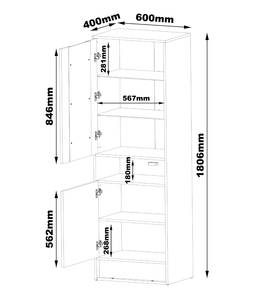 Vitrine VISION04 Blanc