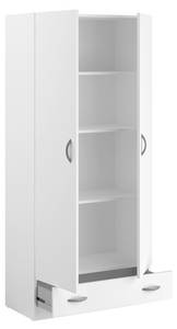 Armoire Orlando Blanc - Bois manufacturé - 39 x 171 x 78 cm