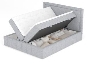 Boxspringbett Sundown Grau - Breite: 140 cm