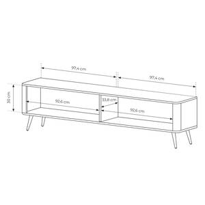 TV-Lowboard Split Breite: 200 cm