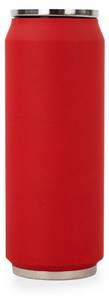 isothermische Kanette 280ml rote Rot - Metall - 7 x 22 x 7 cm
