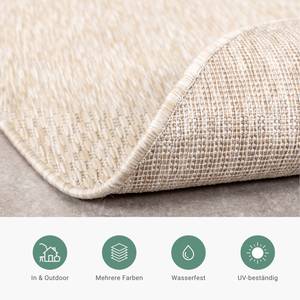 In- & Outdoor Teppich R Costa Beige - 120 x 120 cm