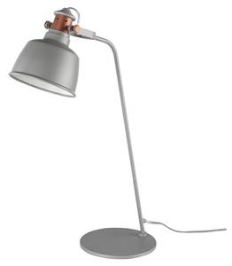 Lampe de table en acier gris et bronze Gris - Métal - 42 x 60 x 18 cm