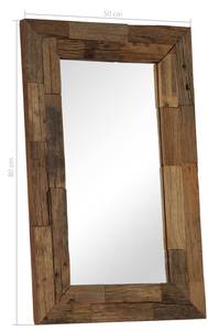 Miroir 296017 Marron - Verre - Bois massif - 50 x 80 x 1 cm