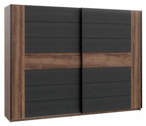 Penderie Bellevue Noir - Bois manufacturé - 270 x 210 x 61 cm