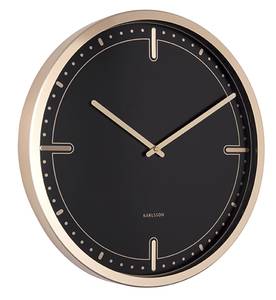 Horloge Dots & Batons D42cm Noir