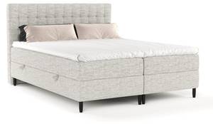 Boxspringbett Divine Grau - Breite: 140 cm