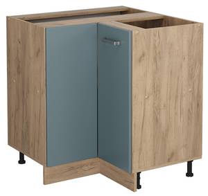 Eckschrank R-Line 45455 Blaugrau - Sonoma Eiche Trüffel Dekor