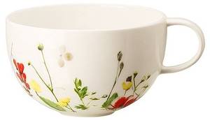 Teetasse Brillance Fleurs Sauvages Weiß - Porzellan - 2 x 6 x 9 cm