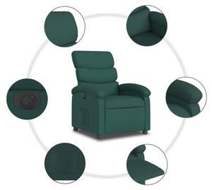 Fauteuil inclinable électrique 3032262-4 Vert foncé