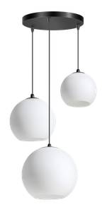 Suspension Orb Opal Blanc