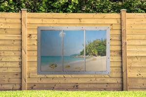 Outdoor-Poster 180x120 Aussicht - Kunststoff - 180 x 120 x 1 cm