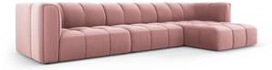 modulares Ecksofa SERENA 5 Sitzplätze Pink