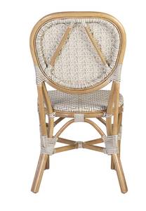 RATTANSTÜHLEN BISTRO (2er Set) Weiß - Rattan - 50 x 94 x 58 cm